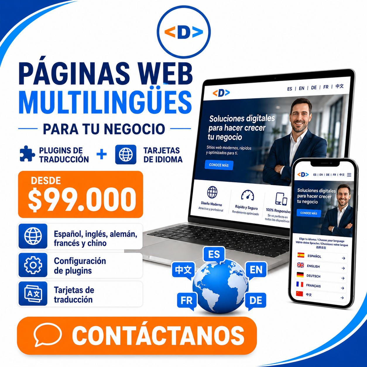 Páginas Web Multilingües — DeLo